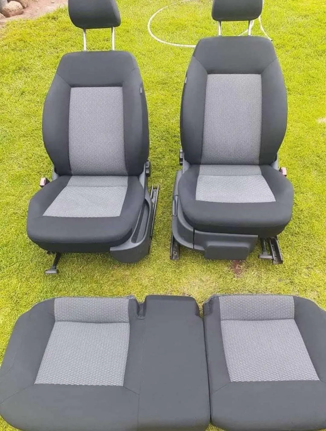 Car seats after a detailed clean