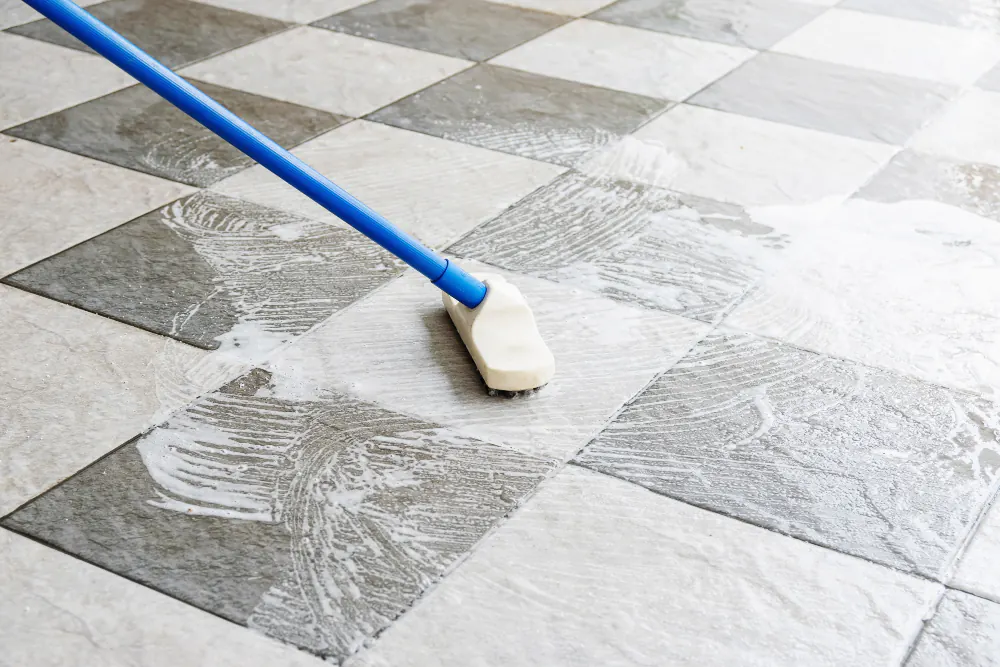 Tile Floor Cleaning